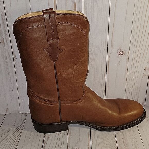 Atomic 79 Nutted Men's 9" Super Roper Calf Boots Waxy Retanned Leather Mens 11 D - Picture 6 of 14